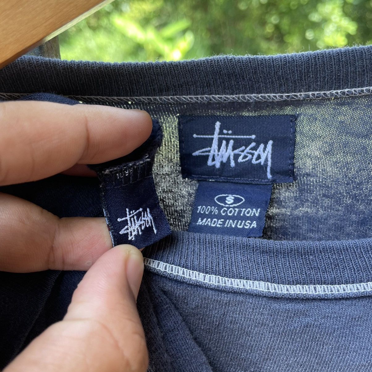 Stussy 🔥Vintage 90s Stussy Embroidered Small Logo Skateboard Tee Size US M / EU 48-50 / 2 - 8 Thumbnail