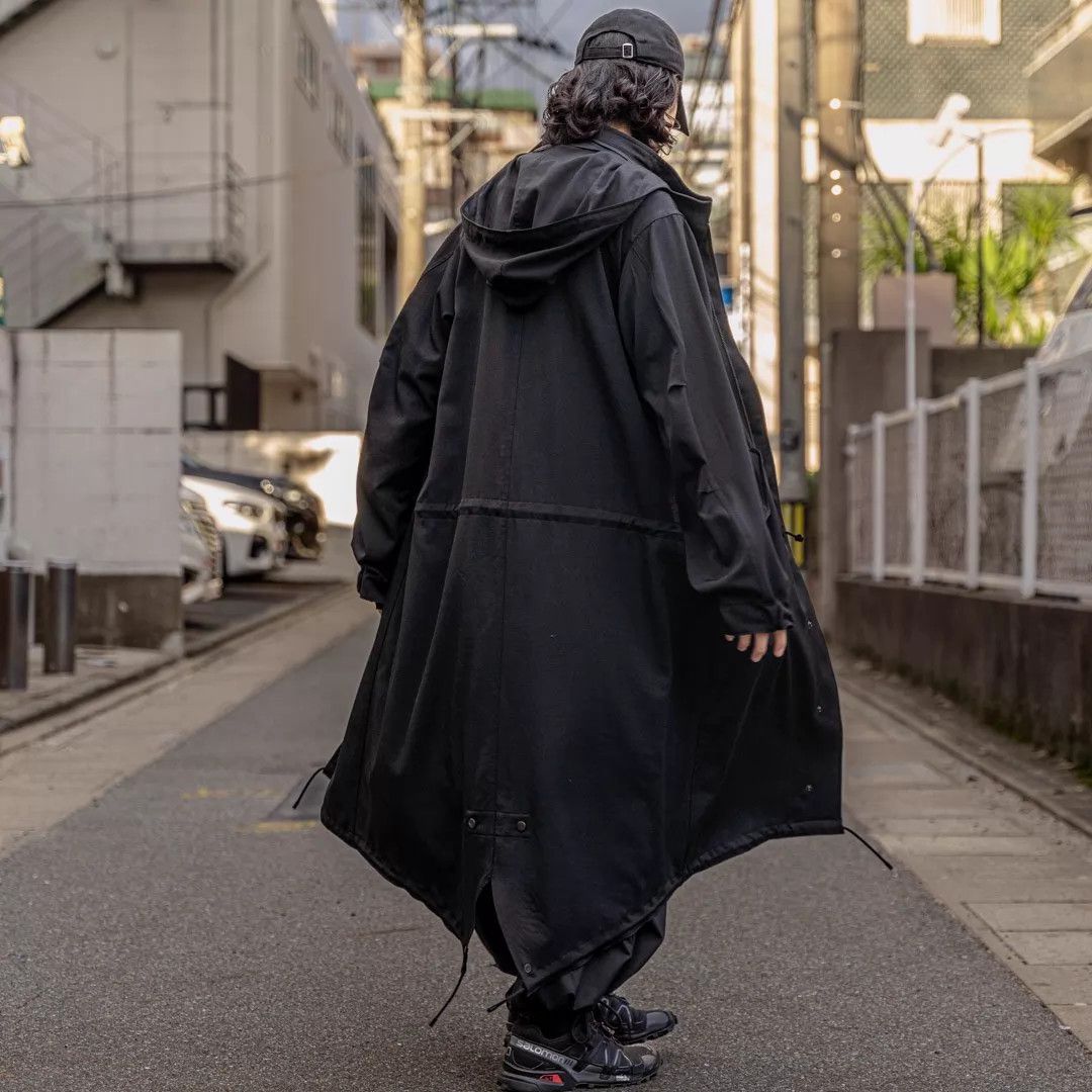 Yohji Yamamoto Yohji Yamamoto 24AW Fishtail M-65 Hybrid Hooded Coat Size US S / EU 44-46 / 1 - 4 Thumbnail