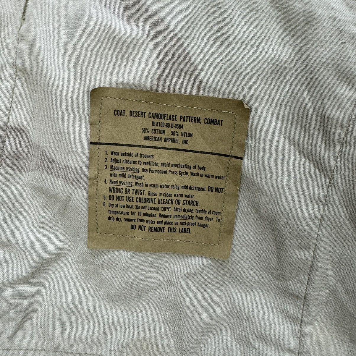 American Apparel ❄️AMERICAN DESERT CAMOUFLAGE COMBAT BUTTON SHIRTS Size US L / EU 52-54 / 3 - 10 Thumbnail
