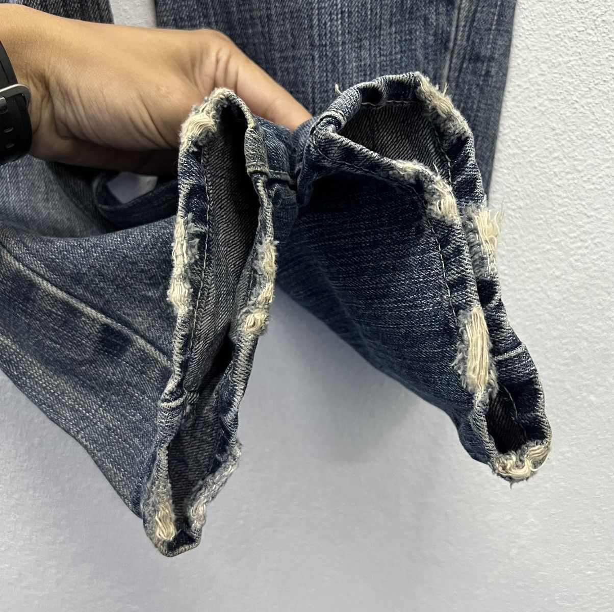 Vintage Vintage Cecil McBee Distressed Denim Overalls - Medium Size US 31 - 20 Thumbnail