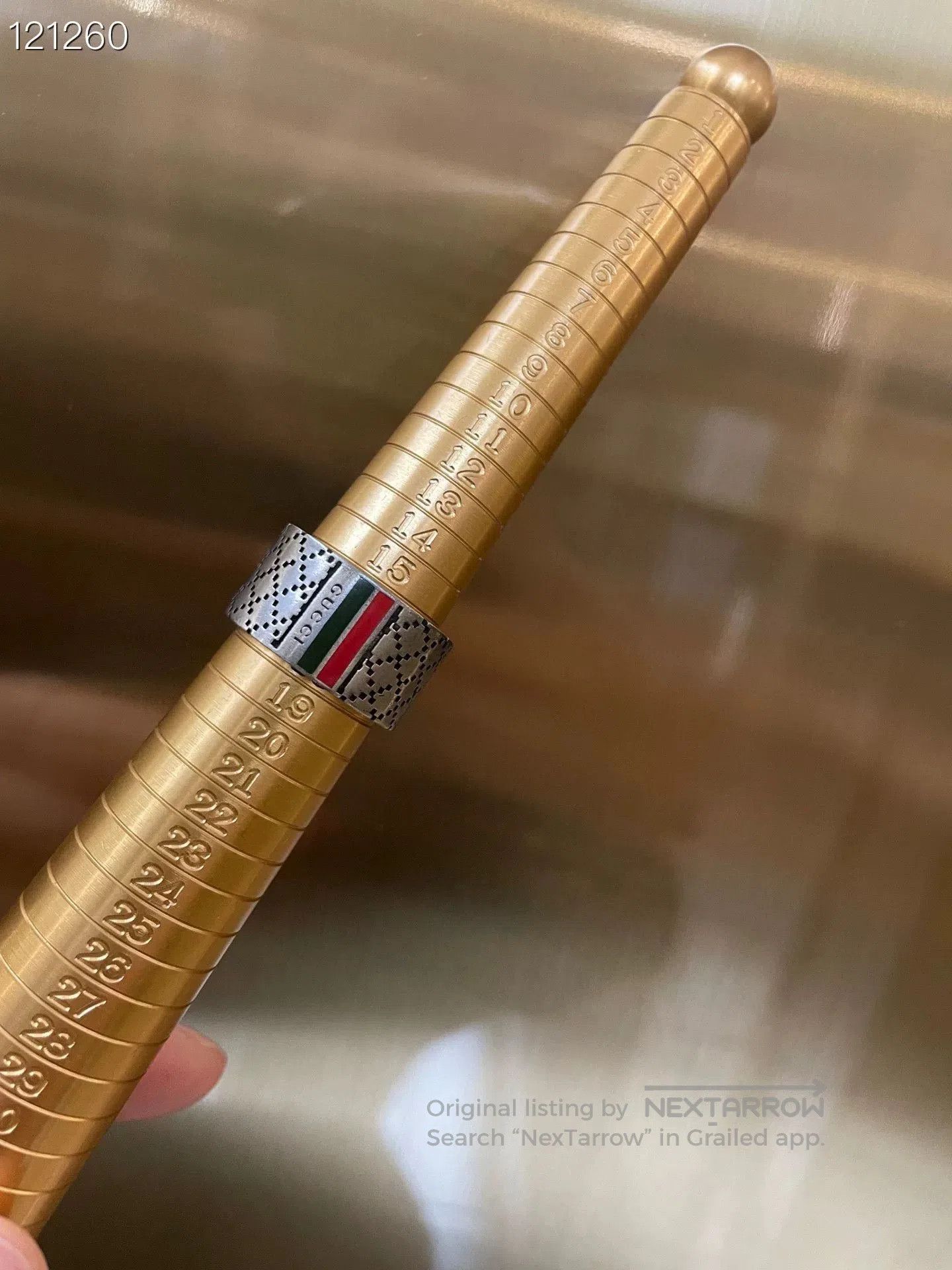 Gucci Gucci 100596v515 925 Silver Wide Ring. Size ONE SIZE - 5 Thumbnail