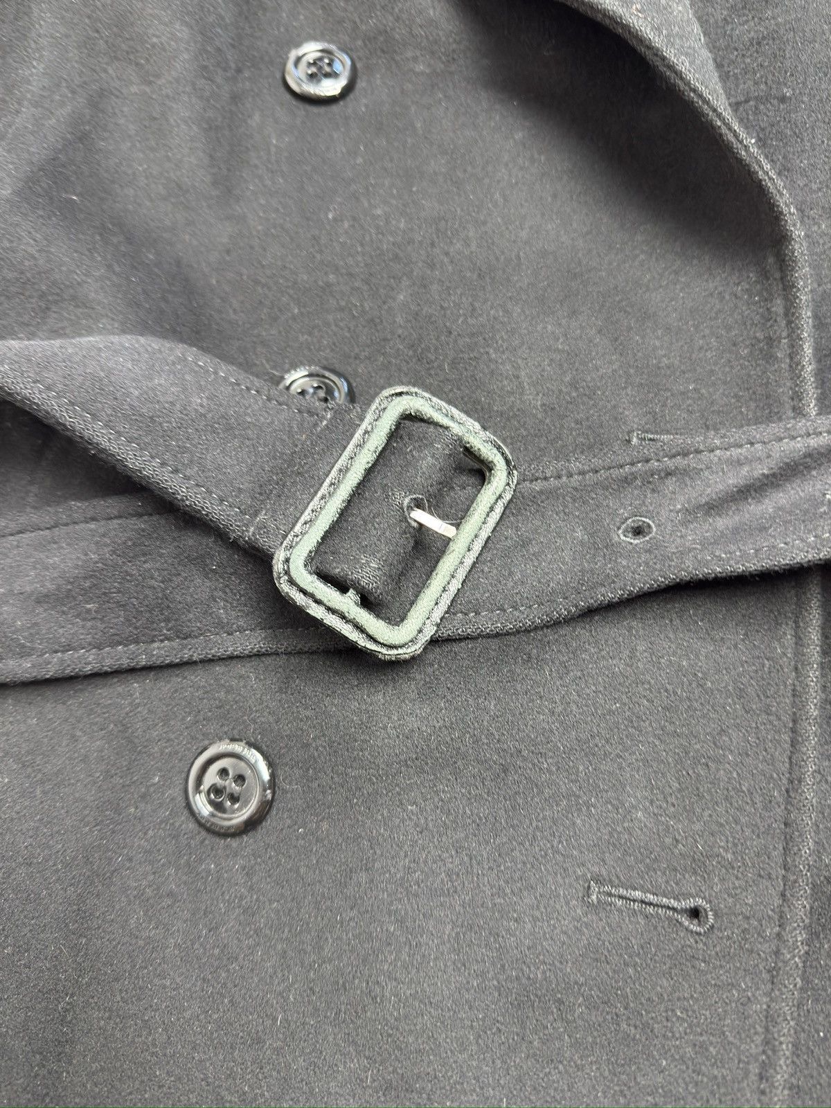 Burberry Burberry double breasted wool cashmere belted coat trench Size L / US 10 / IT 46 - 2 Thumbnail