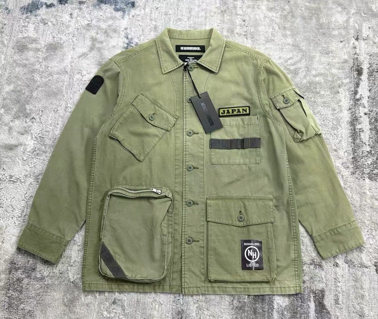Neighborhood NEIGHBORHOOD MILITARY 19AW Sulfur-Dyed Military Jacket J16 Size US M / EU 48-50 / 2 - 1 Thumbnail