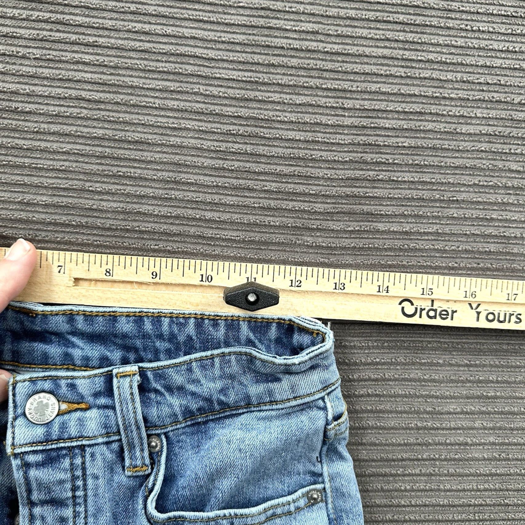 Lucky Brand Lucky Brand Jeans Dungarees Bridgette Straight Size 27 Large Blue Denim 90s City USA Womens Regular Vintage No N/A Size 27" / US 4 / IT 40 - 4 Thumbnail