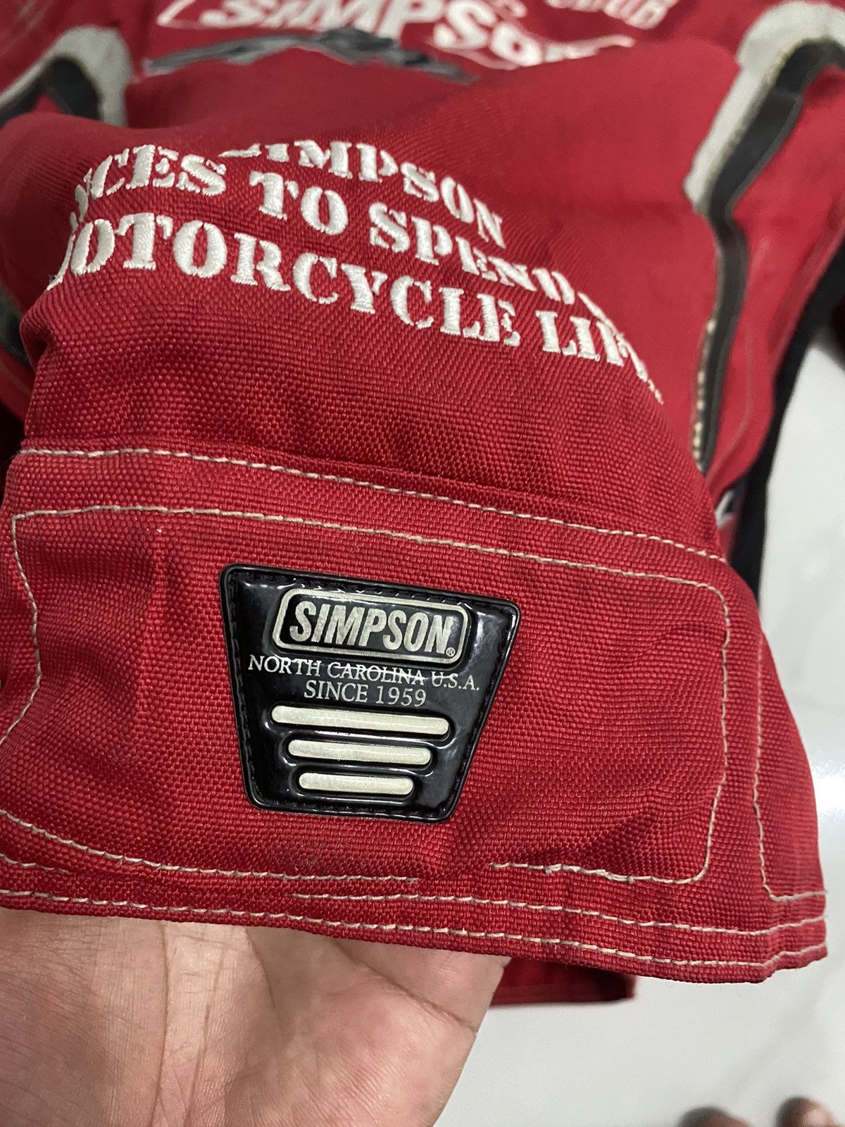 The Simpsons × Vintage Vintage Simpson Racing Usa Club biker Jacket Size US L / EU 52-54 / 3 - 10 Thumbnail