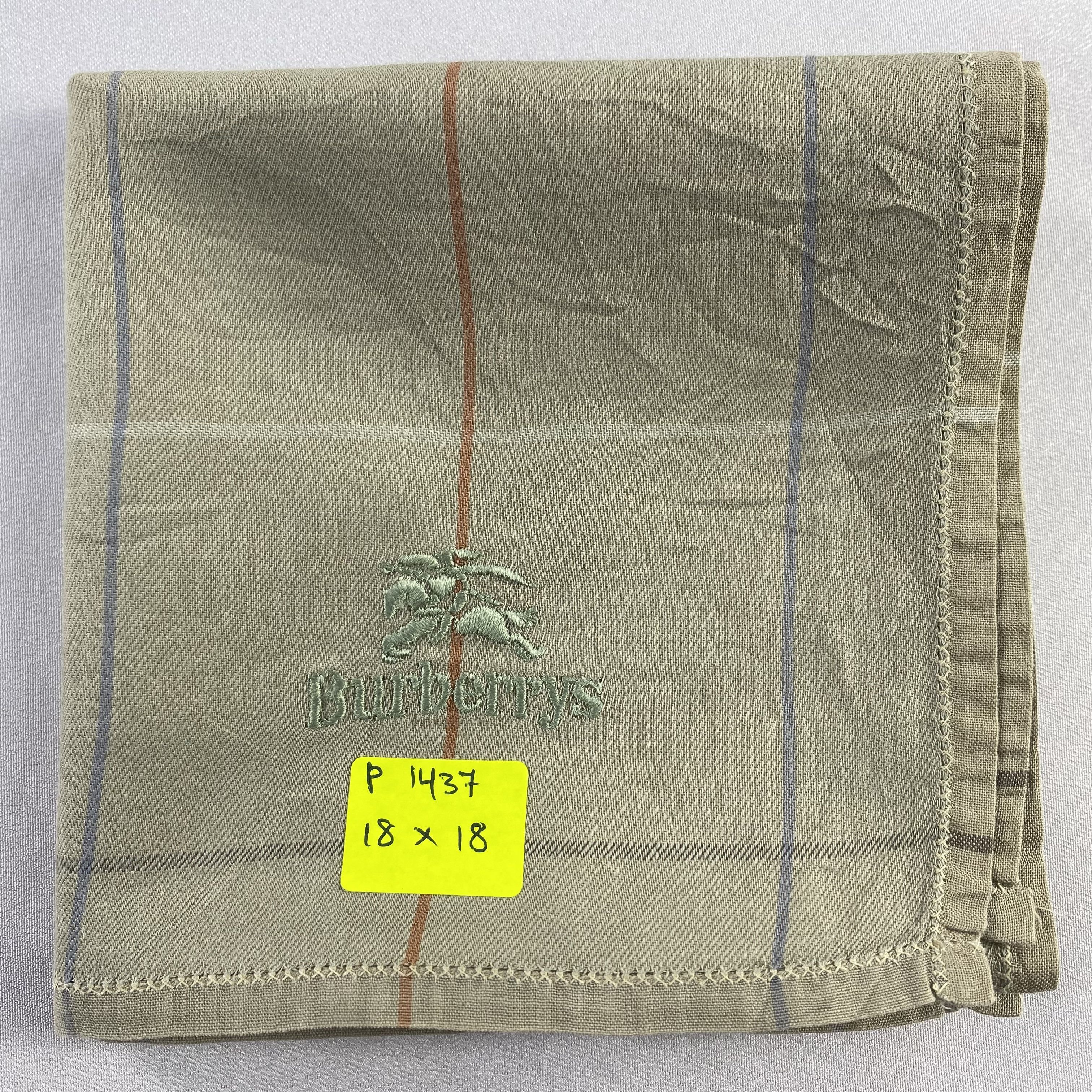 Burberry × Vintage Burberry Handkerchief / Neckerchief / Bandana-P1437 Size ONE SIZE - 5 Thumbnail