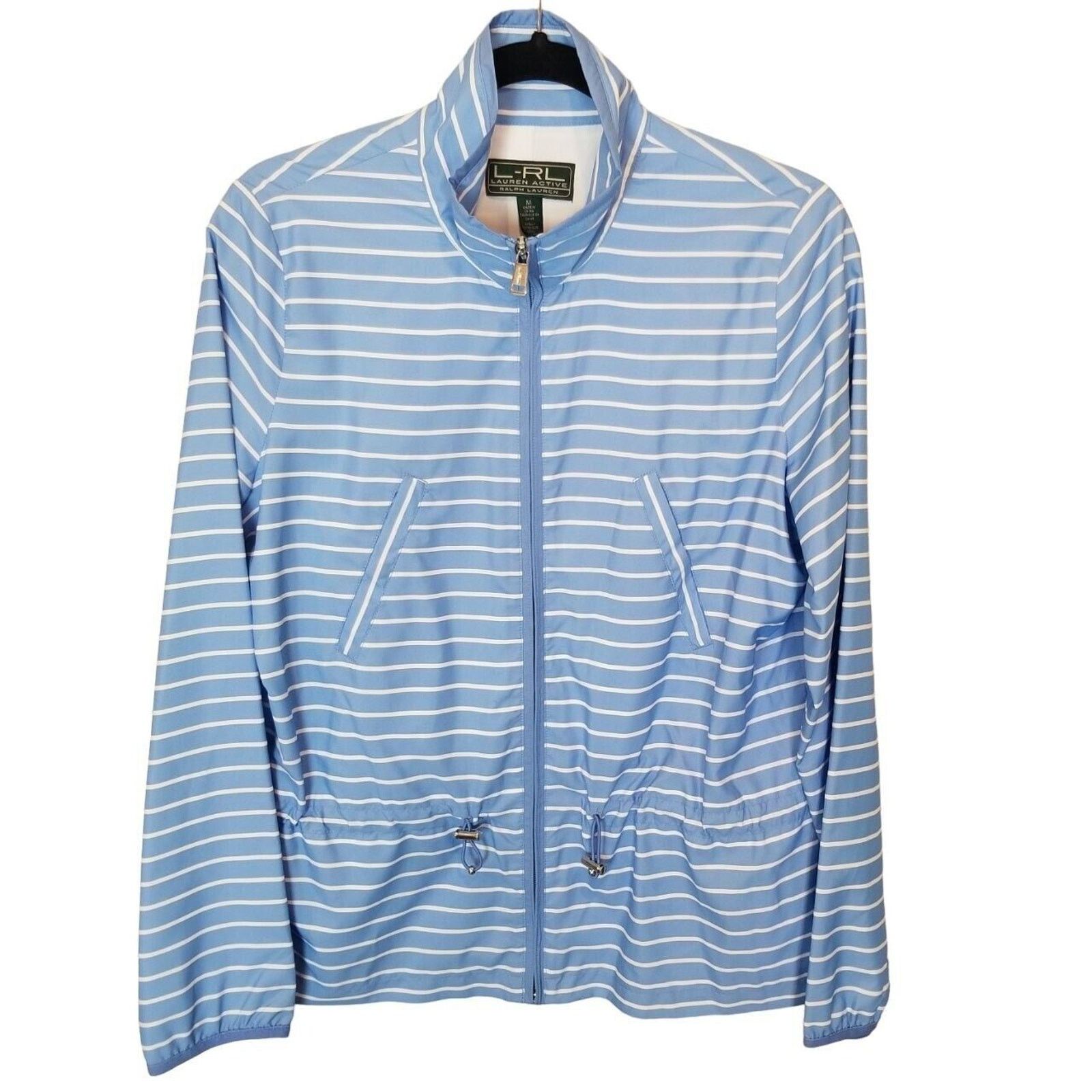 Lauren Ralph Lauren Lauren Ralph Lauren Womens Striped Full Zip Jacket Size M Size M / US 6-8 / IT 42-44 - 1 Thumbnail