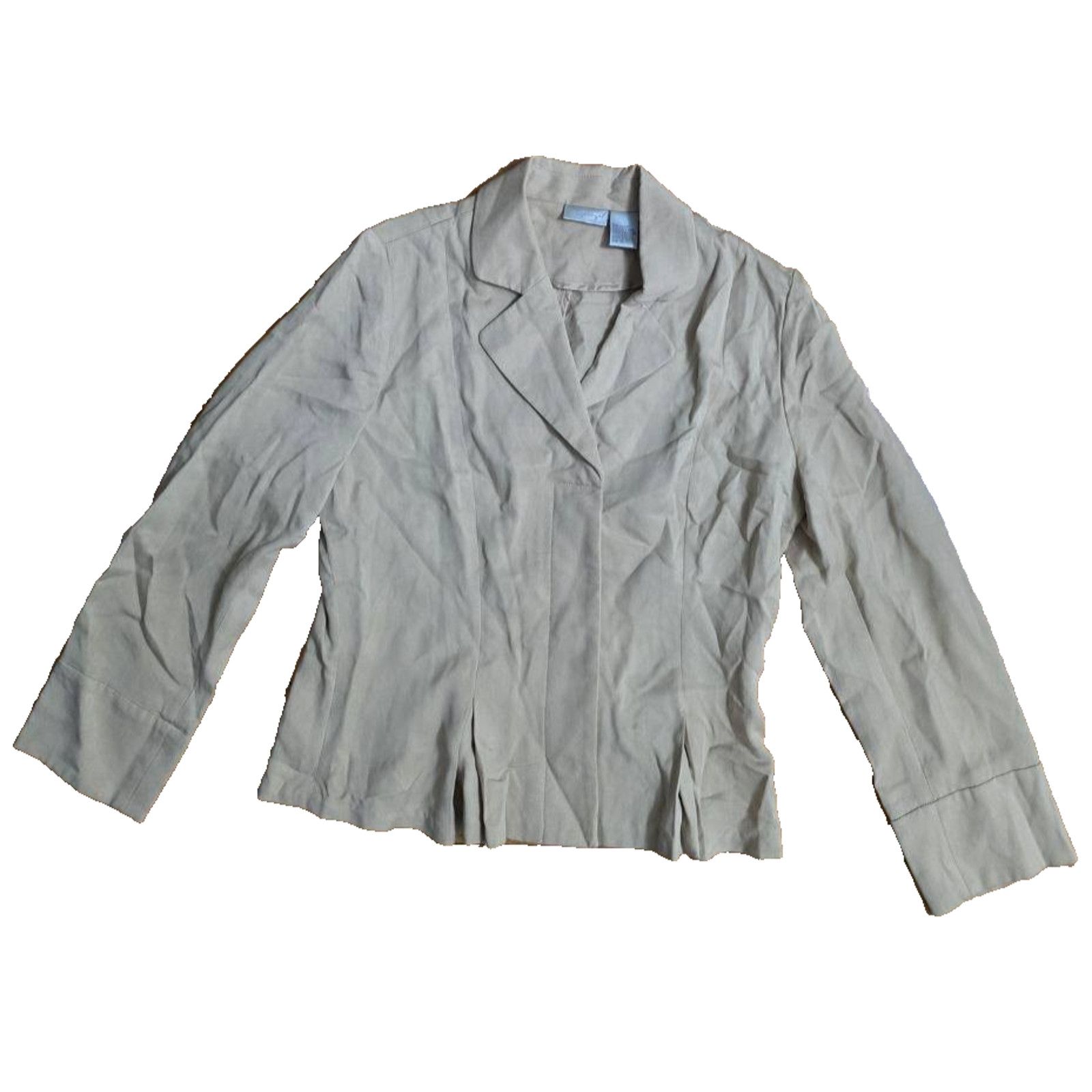 Siegelman Stable Spiegel Womens Jacket tencel women Beige Size 6 A001747 Size M / US 6-8 / IT 42-44 - 1 Thumbnail