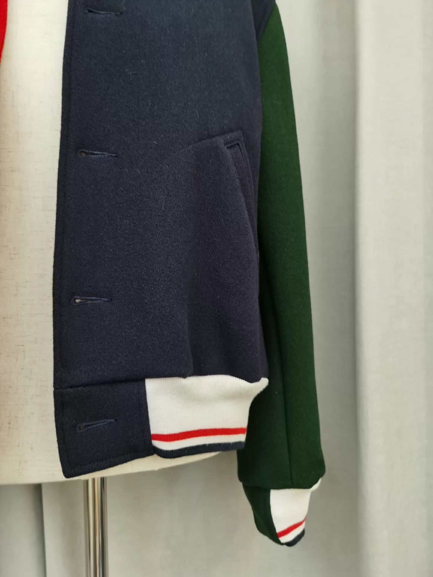 Thom Browne Thom Browne Color-Blocked Varsity Jkt Size 1, Missing Button,Fade Size US S / EU 44-46 / 1 - 3 Thumbnail
