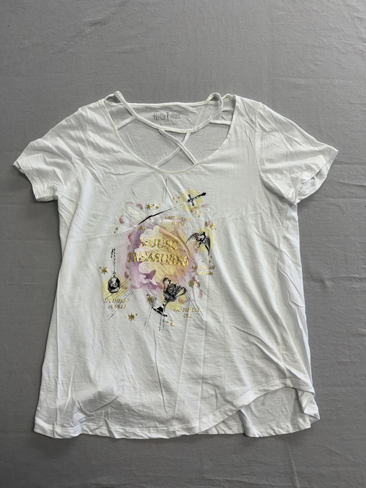 Designer Cute Harry Potter Women's Tee House Treasures Woman Tee Size L / US 10 / IT 46 - 1 Thumbnail