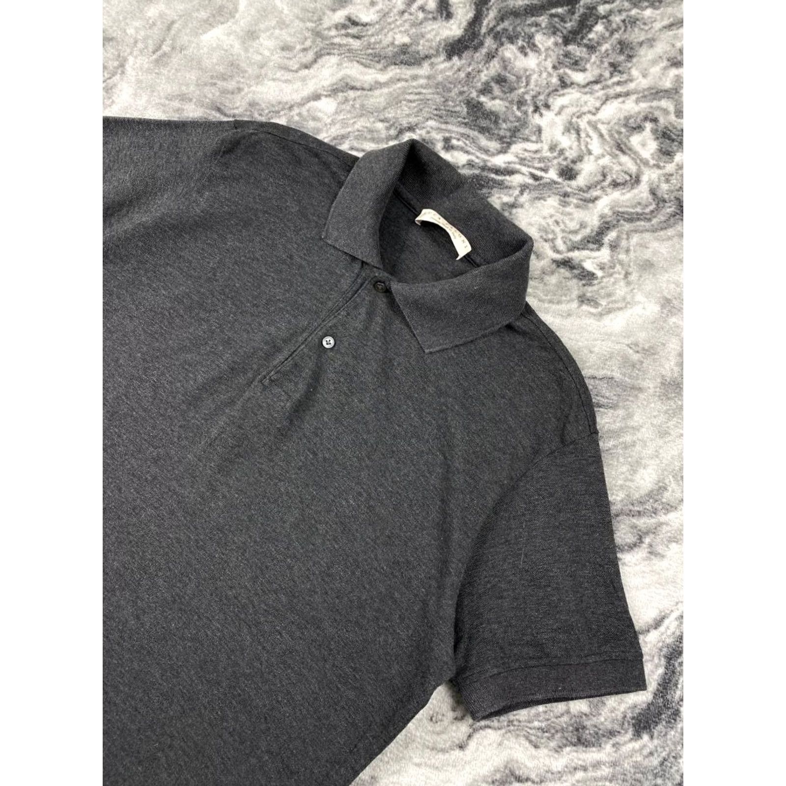 Vintage Luca Faloni Polo Shirt Men XS Gray Short Sleeve Button Collared Breathable Casual Regular Polo Shirt Mens XS Gray Size US XS / EU 42 / 0 - 2 Thumbnail
