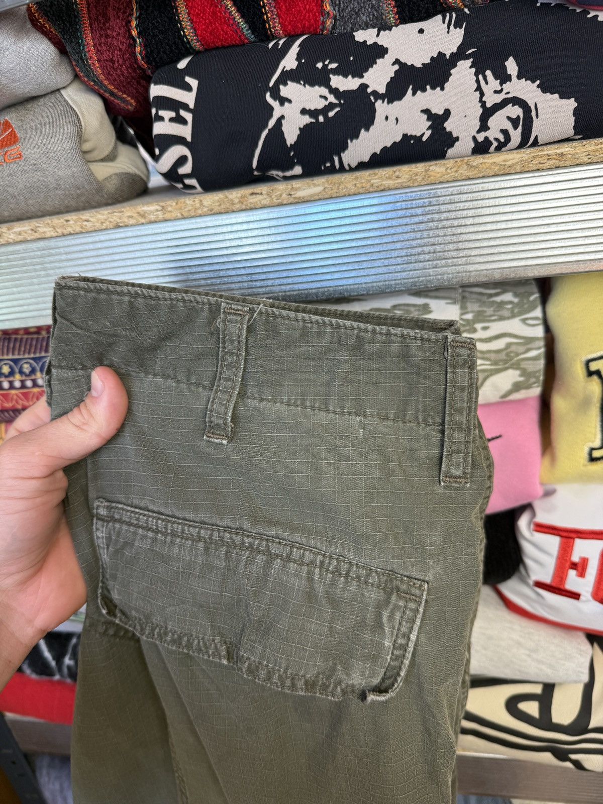 Carhartt Carhartt Vintage Cargo Distress Faded Pants Size US 32 / EU 48 - 18 Thumbnail