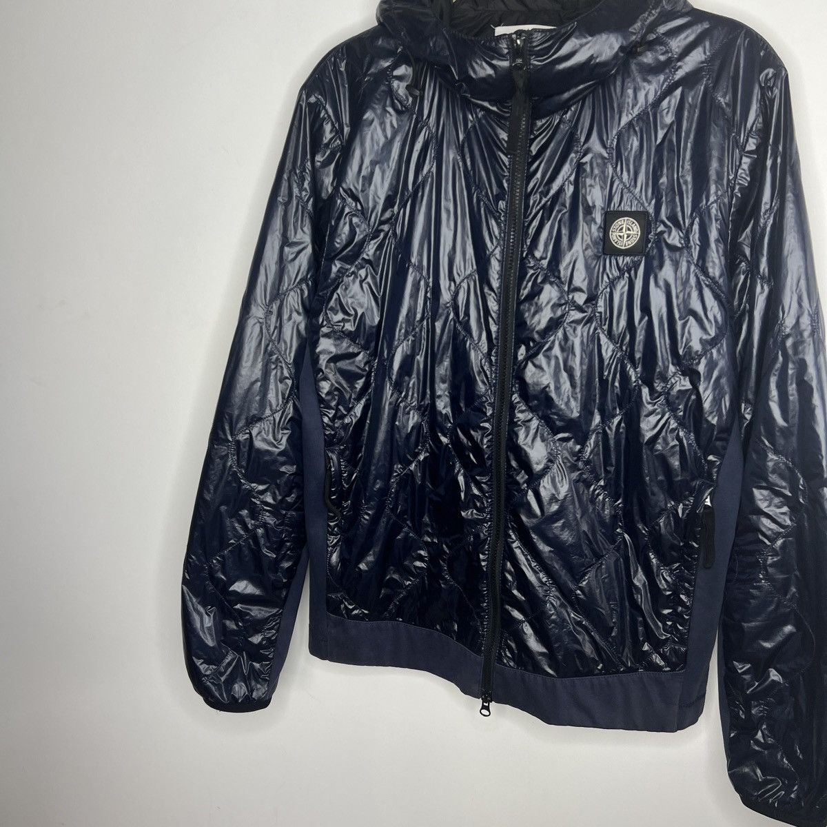 Stone Island Stone Island Pertex Primaloft Padded Nylon Jacket Navy Shiny Size US L / EU 52-54 / 3 - 2 Thumbnail