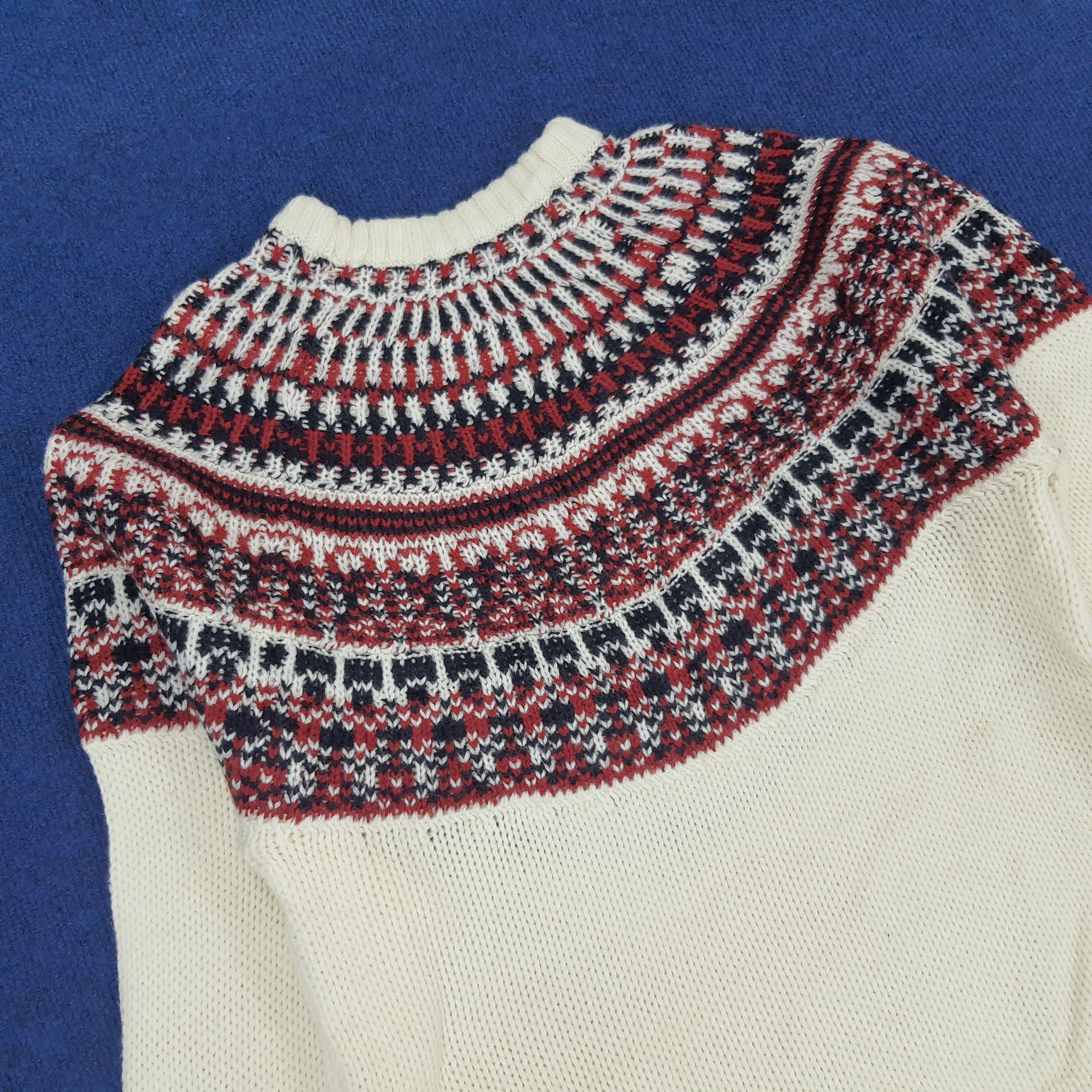 Japanese Brand × Vintage Vintage GU Japanese Brand Winter Knitted Pullover Size US XS / EU 42 / 0 - 4 Thumbnail