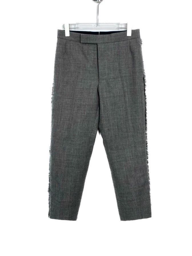 Thom Browne Thom Browne Size 0 Tassel wool-edged wool trousers trouser Size US 26 / EU 42 - 1 Thumbnail