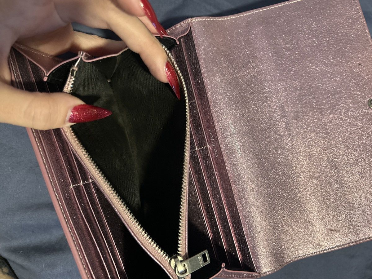 Saint Laurent Paris Saint laurent metallic pink long wallet Size ONE SIZE - 8 Thumbnail