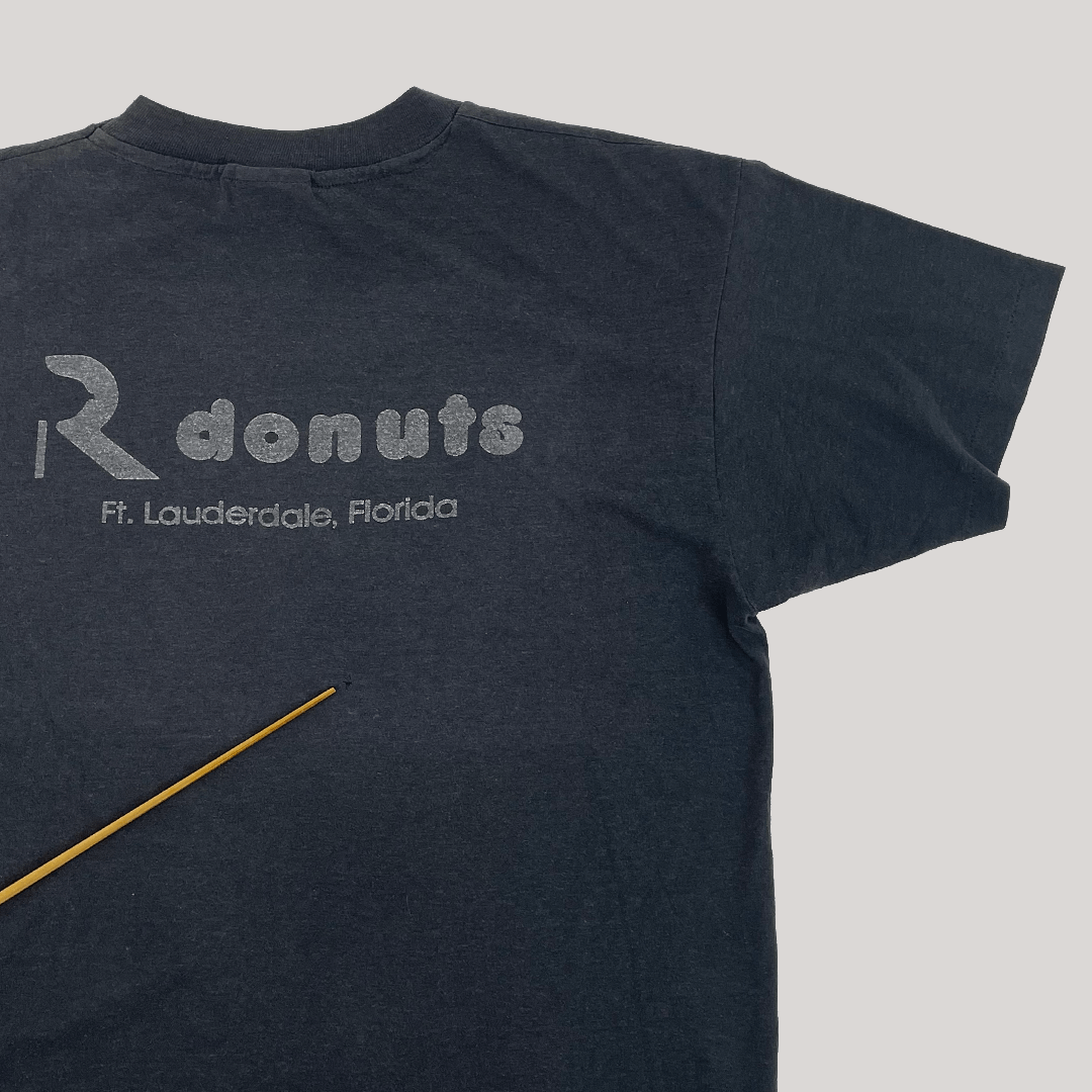 Hanes × Vintage Rare Vintage 80s The Risque Donut R Donuts Tee Size US L / EU 52-54 / 3 - 8 Thumbnail