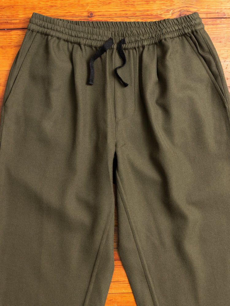 3sixteen Drawstring Pant Forest Wool Gabardine Size US 31 - 2 Thumbnail