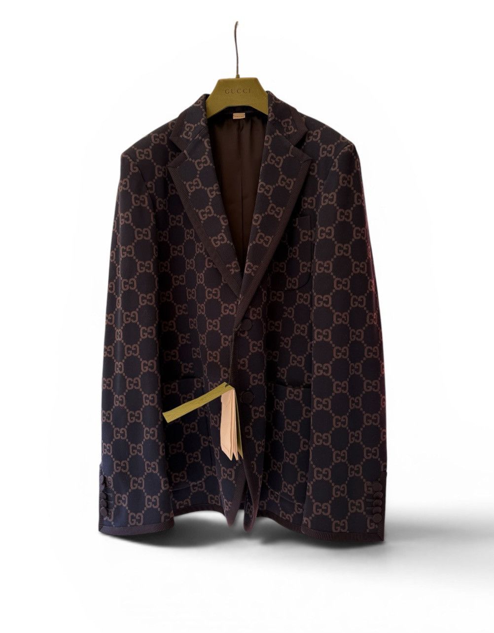 Gucci Gucci GG Jacquard Monogram Blazer Jacket Size US L / EU 52-54 / 3 - 1 Thumbnail