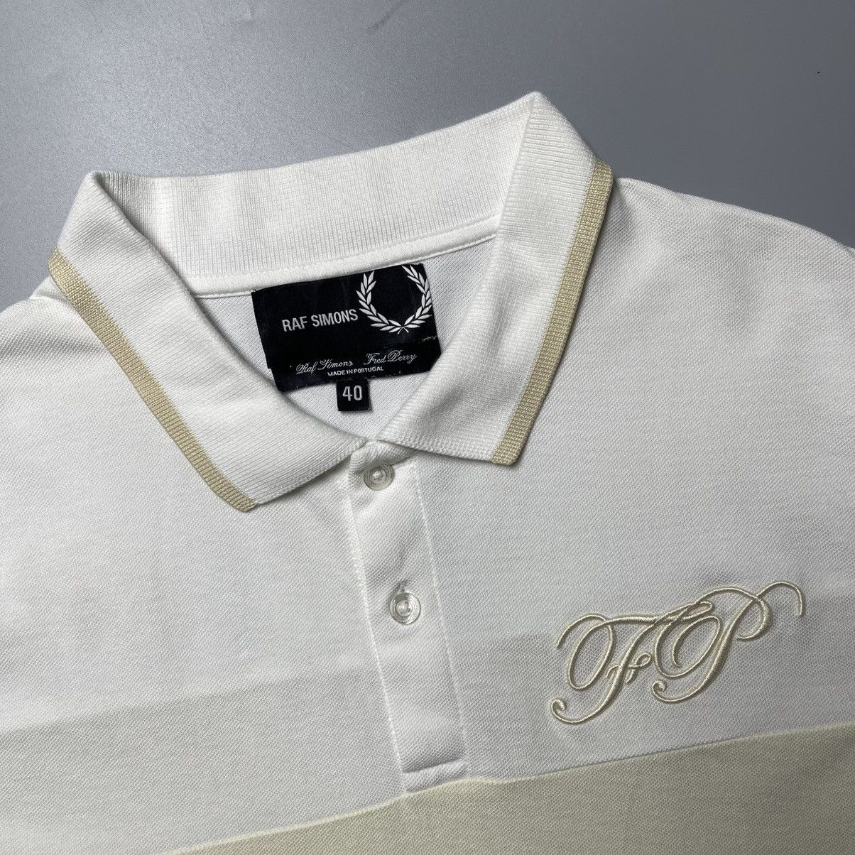 Raf Simons RAF SIMONS X FRED PERRY EMBROIDERED INITIAL PIQUE POLO Size US M / EU 48-50 / 2 - 4 Thumbnail