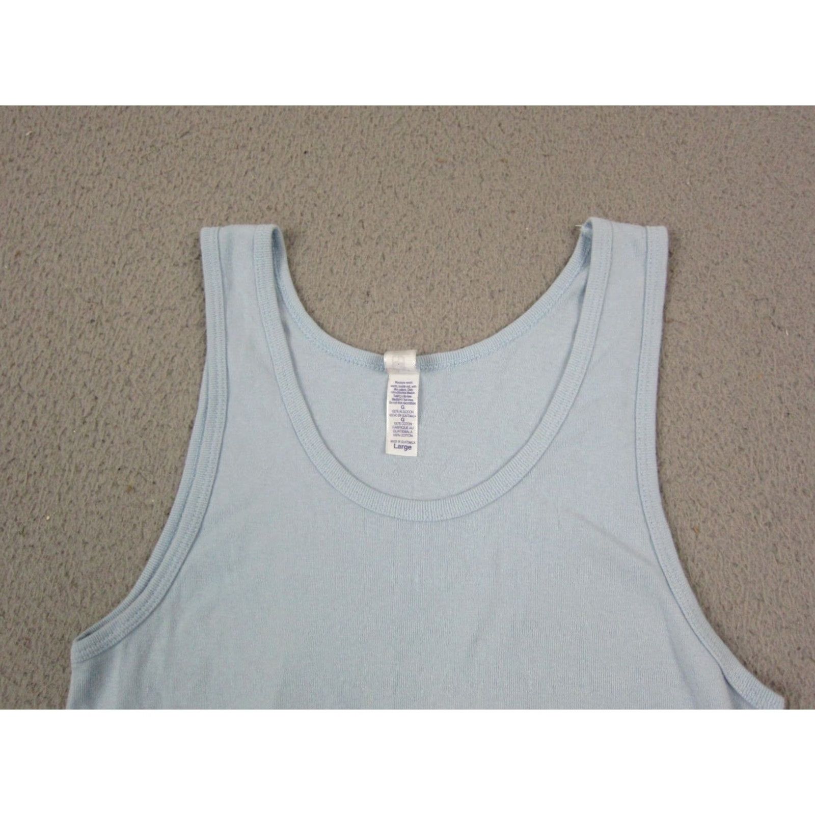 Bell VINTAGE Clarks Bar Shirt Womens L Blue Tank Top Scoop Neck Melbourne Iowa Size L / US 10 / IT 46 - 6 Thumbnail
