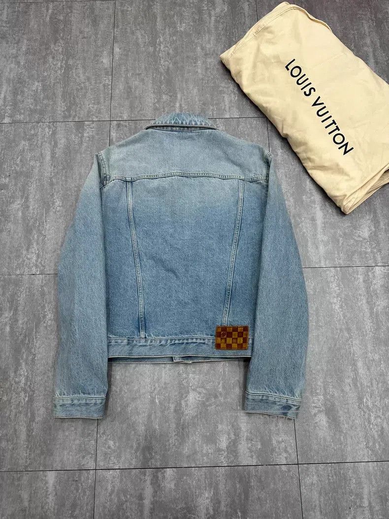 Louis Vuitton Louis Vuitton STAPLES EDITION Denim Jacket Size US M / EU 48-50 / 2 - 2 Thumbnail