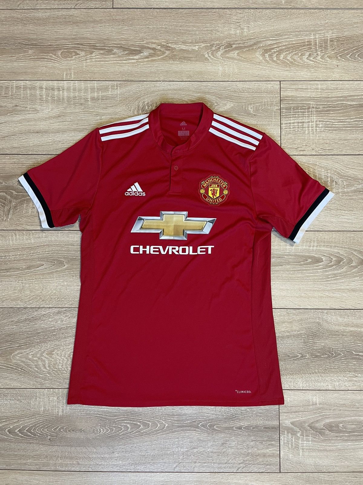 Adidas MANCHESTER UNITED 2017-2018 SHIRT FOOTBALL SOCCER ADIDAS Size US S / EU 44-46 / 1 - 1 Thumbnail