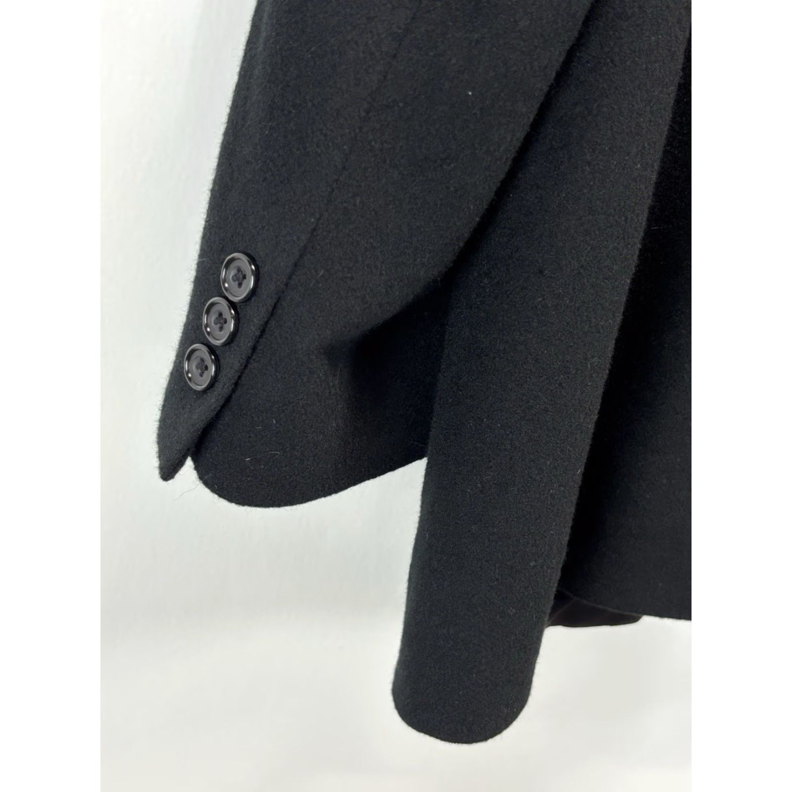 Vintage VINTAGE Rogers Scott Blazer Jacket 100% Cashmere Black Sz 46L Mens Long Two-Button Sport Coat Blazer Shirt? Size 46R - 4 Thumbnail