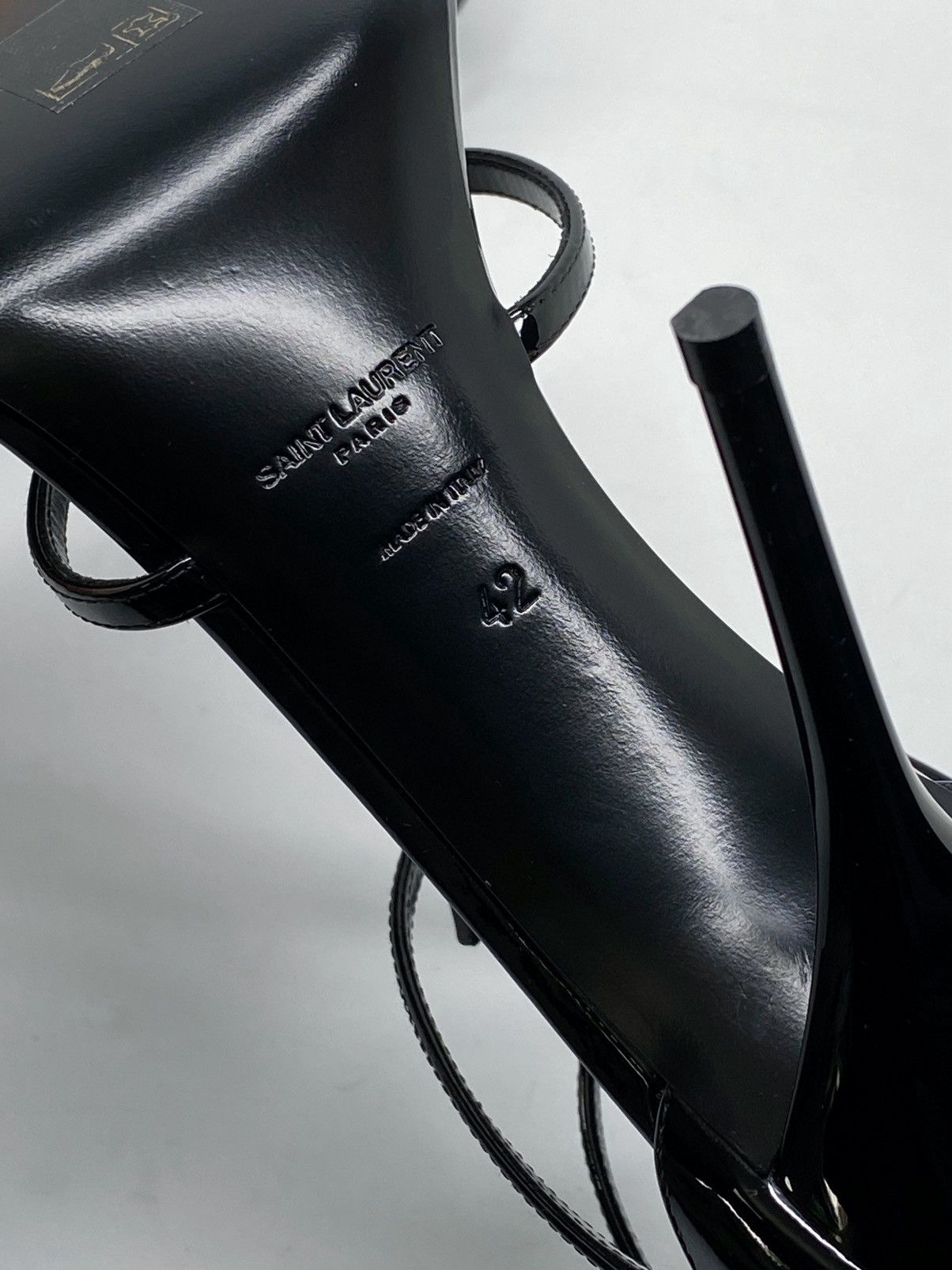 Yves Saint Laurent Saint Laurent Cassandra Leather Sandals size 42 Size US 12 / IT 42 - 17 Thumbnail