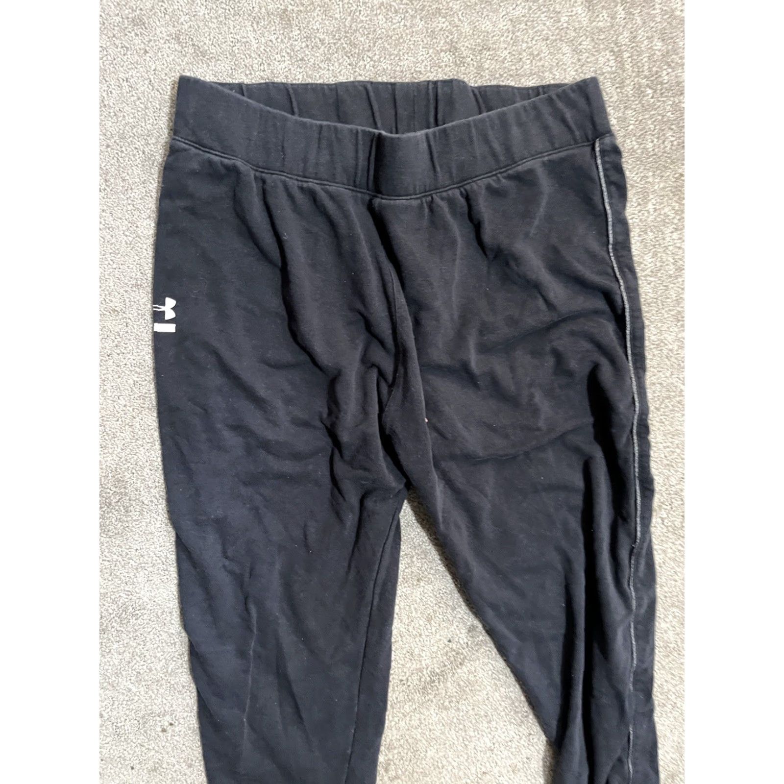 Under Armour Under Armour Women’s Adult Large Pull On Black Sweatpants Winter Womens Size 36" / US 14 / IT 50 - 2 Thumbnail