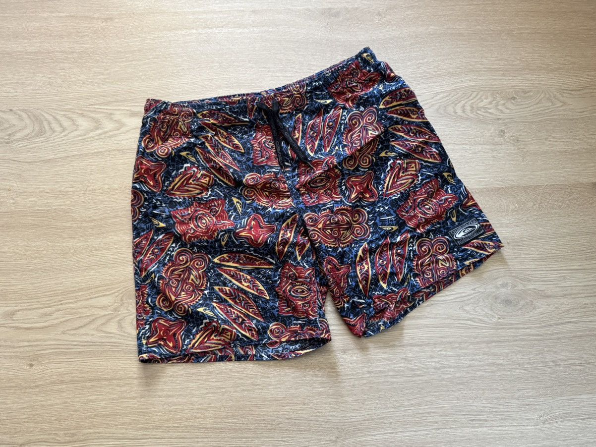 Quicksilver Vintage 90s Quicksilver All Over Print Australia Surf Shorts Size US 36 / EU 52 - 1 Thumbnail