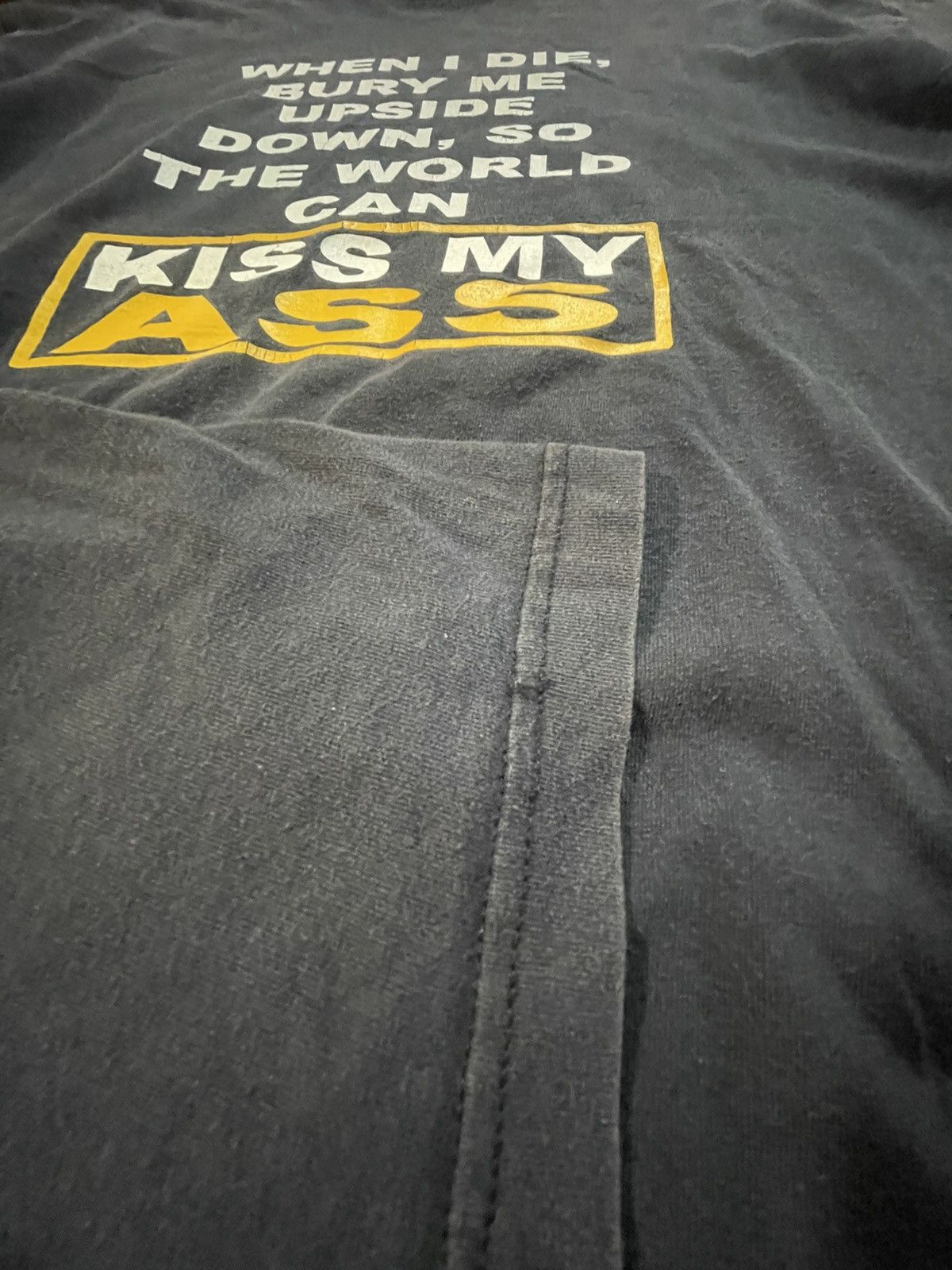 Band Tees × Vintage KISS MY ASS , tee Size US XL / EU 56 / 4 - 4 Thumbnail