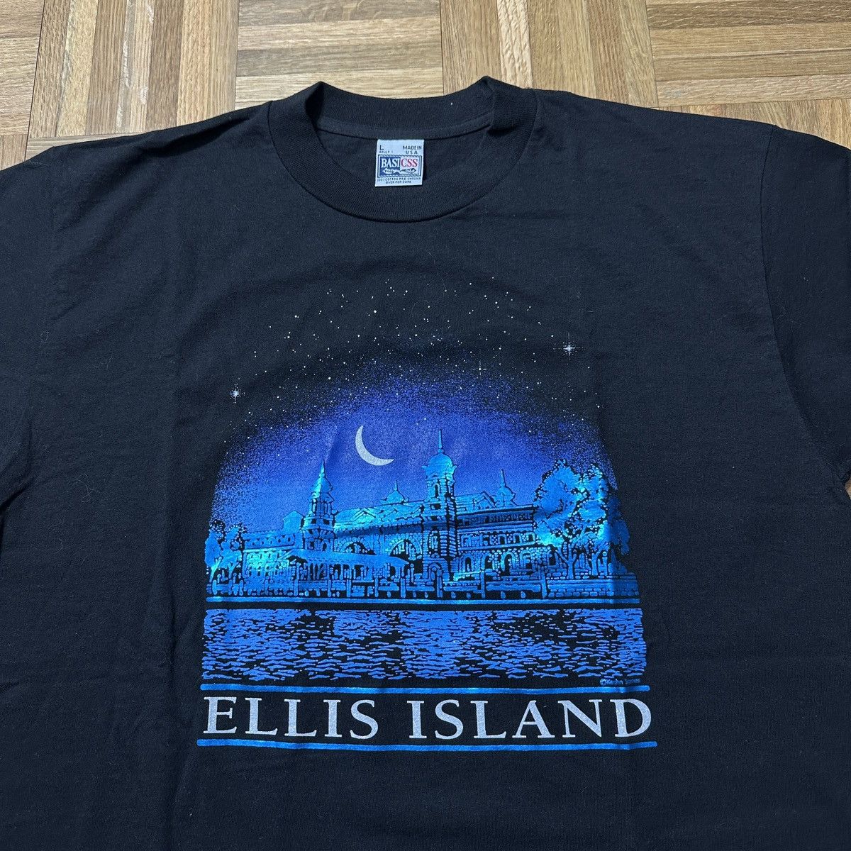 Vintage Vintage Ellis Island tee Size US L / EU 52-54 / 3 - 3 Thumbnail