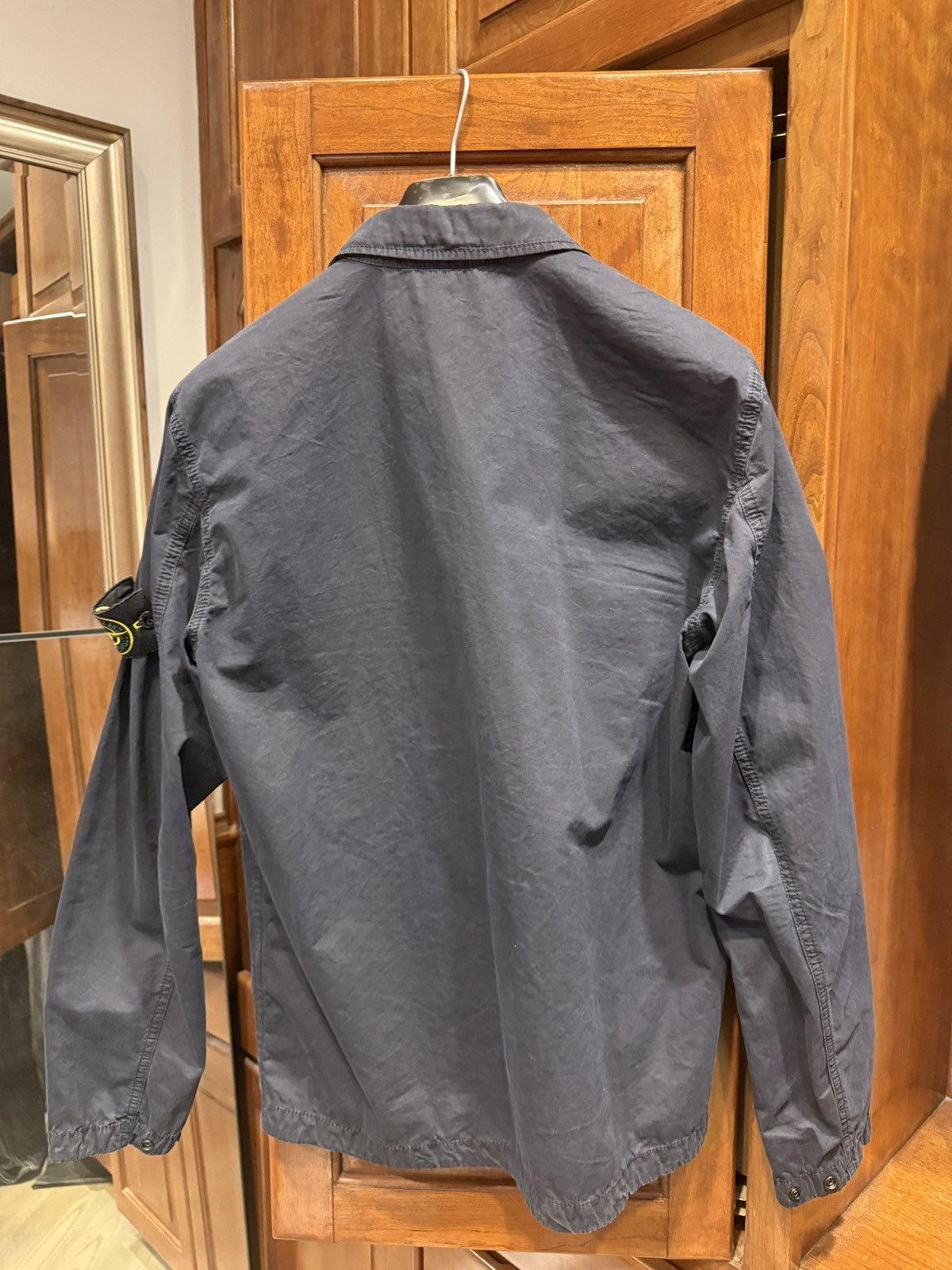 Stone Island STONE ISLAND SS21 Solid Color Pocket Logo Casual Jacket Size US M / EU 48-50 / 2 - 2 Thumbnail