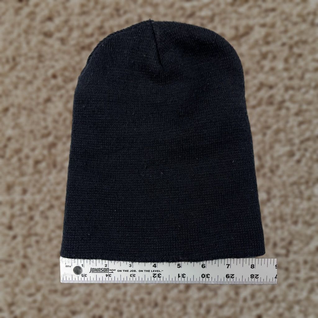 Vintage Target Beanie Hat Adults One Size Black Knit Acrylic Spandex Lightweight Adjustable Ski Size ONE SIZE - 1 Thumbnail