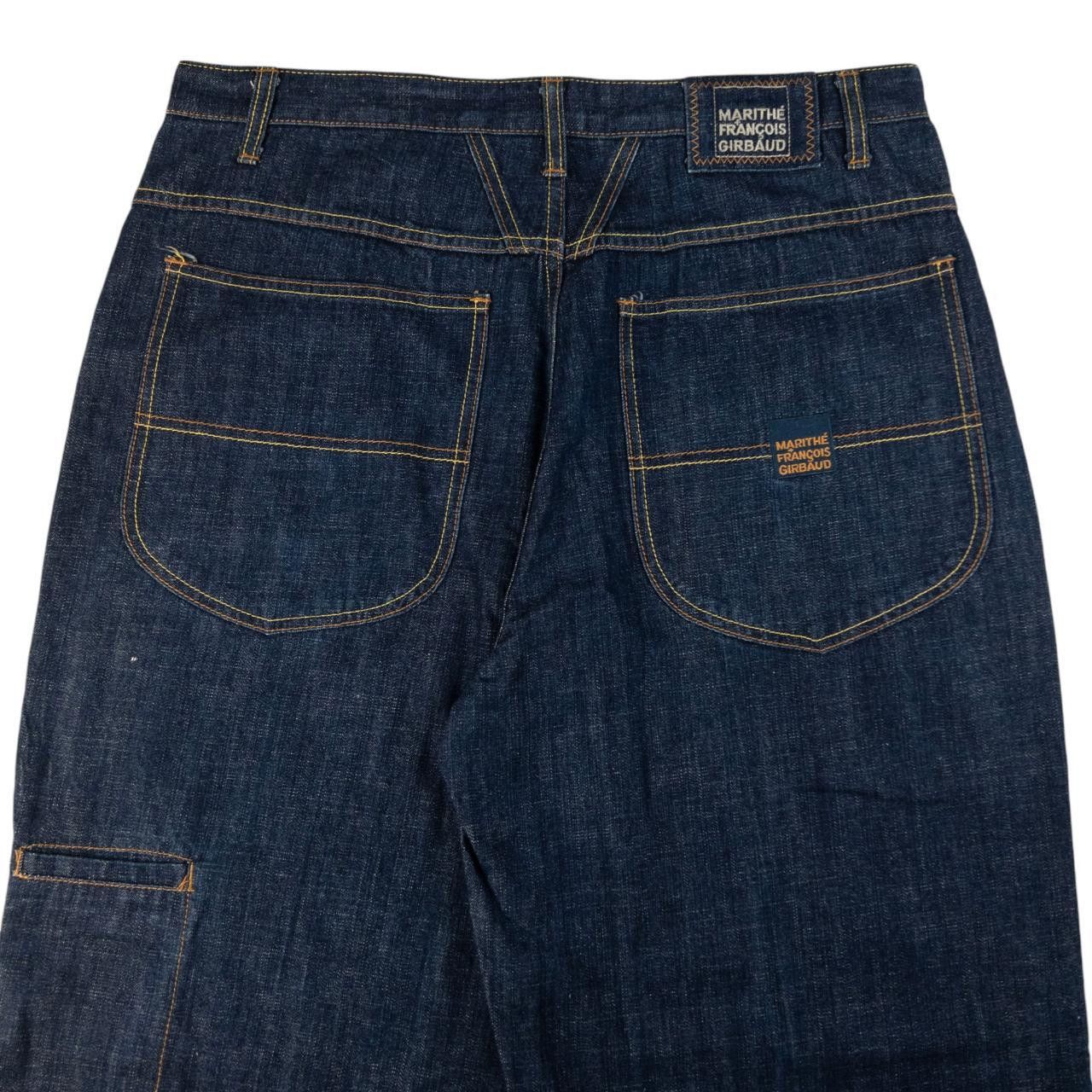Marithe + Francois Girbaud Vintage Marithe Francois Girbaud Wide Leg Denim Jeans W36 Size US 36 / EU 52 - 4 Thumbnail
