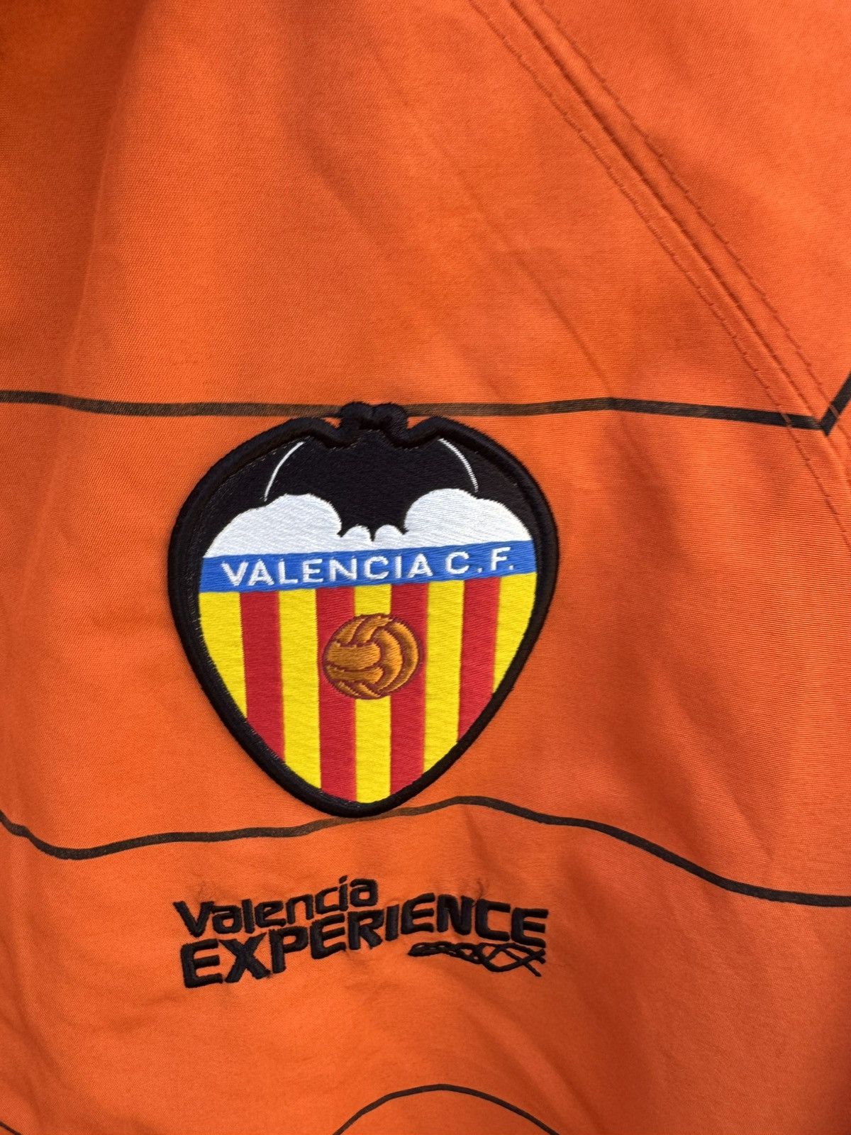 Nike FC Valencia 2008/2009 Nike Orange Track Jacket - sz L - 9/10 Size US L / EU 52-54 / 3 - 2 Thumbnail