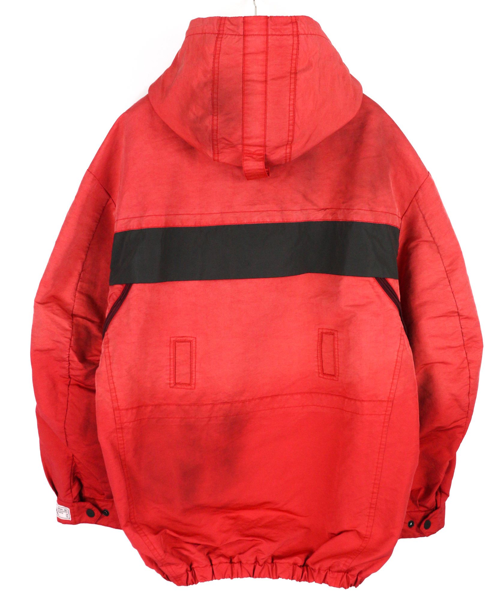 Diesel W-TRODD XL Oversized Fleece Lined Hooded Zip Jacket 40063 Size US XL / EU 56 / 4 - 2 Thumbnail