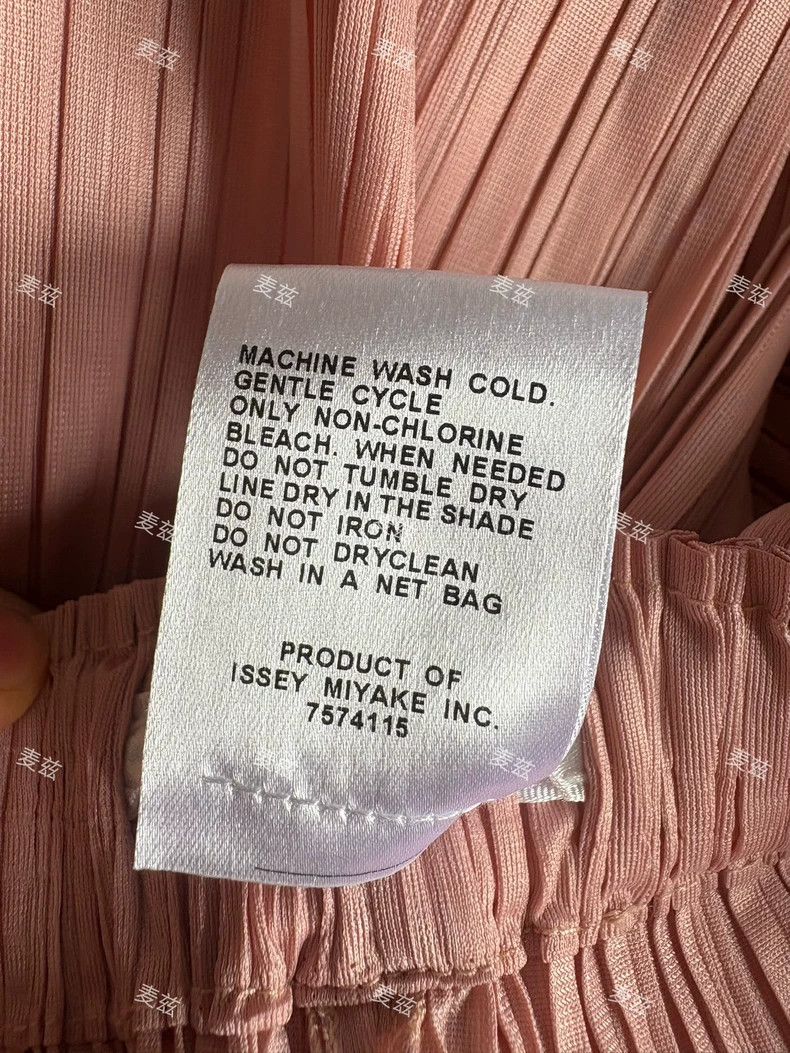 Issey Miyake Issey Miyake size:1 Pink pleated wide-leg pants Size 42" / US 20 - 3 Thumbnail