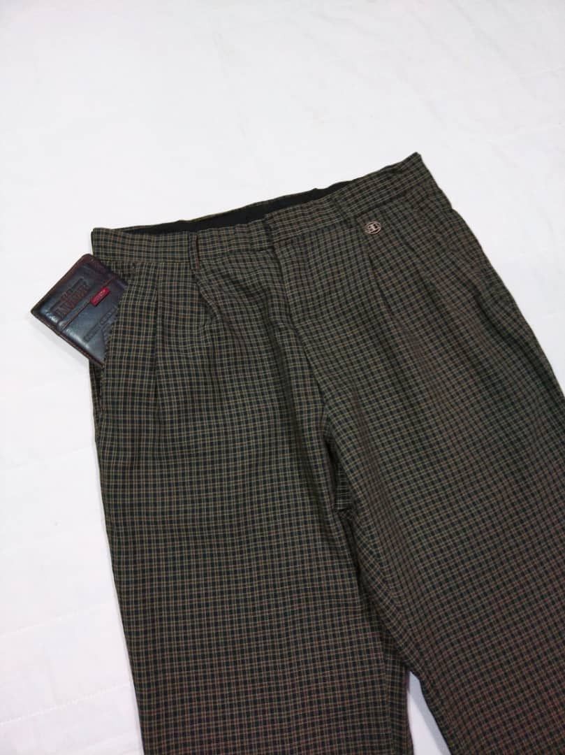 Balenciaga × Designer BALENCIAGA GOLF CHECKED CASUAL PANTS Size US 31 - 5 Thumbnail