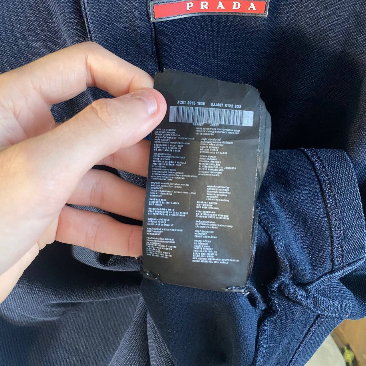 Prada Prada Polo T Shirt Red Tab Designer Size US L / EU 52-54 / 3 - 7 Thumbnail