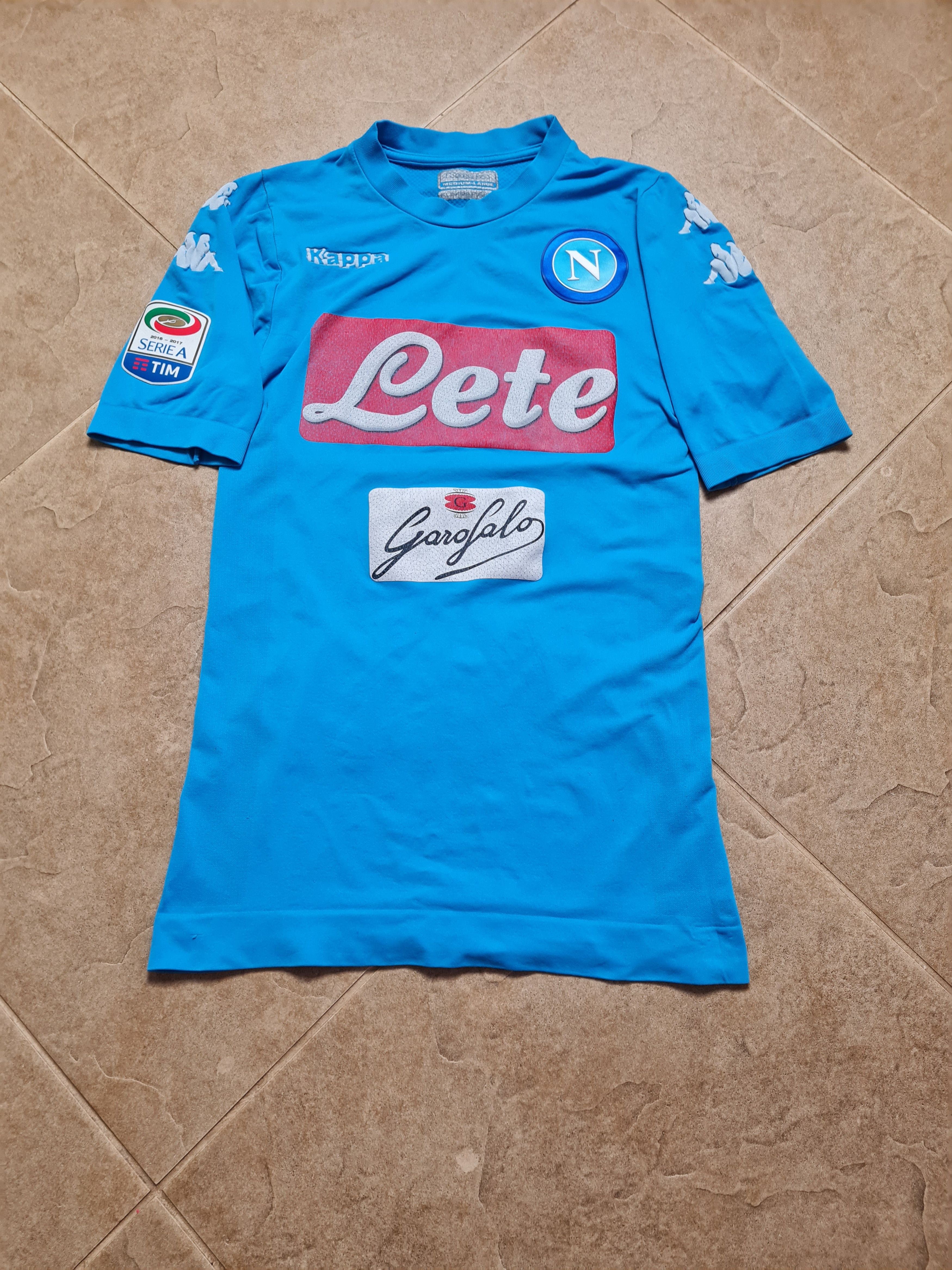 Kappa FOOTBALL JERSEY NAPOLI 2016/2017 HOME SOCCER SHIRT KAPPA Size US M / EU 48-50 / 2 - 13 Thumbnail