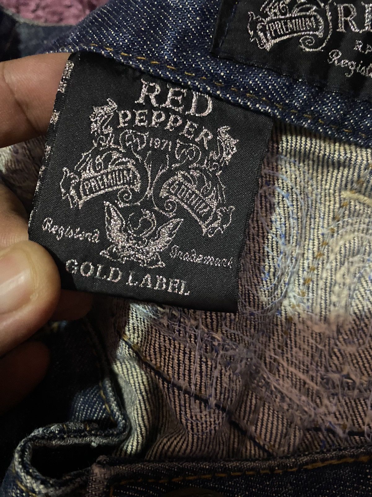 Japanese Brand × Vintage Vintage Redpepper Gold Label Straight Cut Jeans Size US 36 / EU 52 - 6 Thumbnail