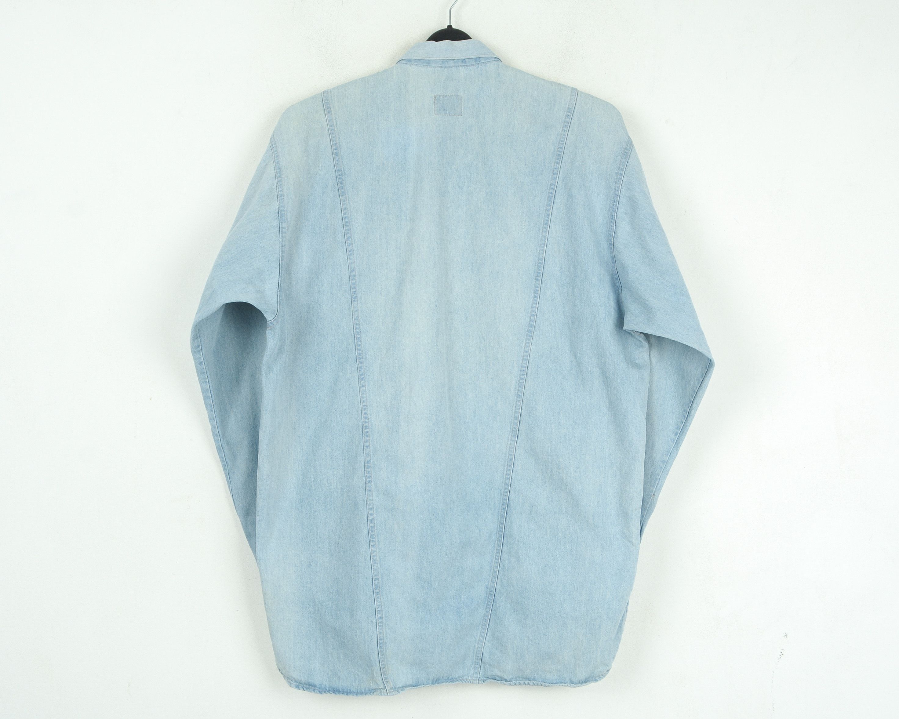 Cowboy Equipment NEWS FLASH Denim Shirt S Long Sleeved Pearl Snap Retro Size US S / EU 44-46 / 1 - 11 Thumbnail