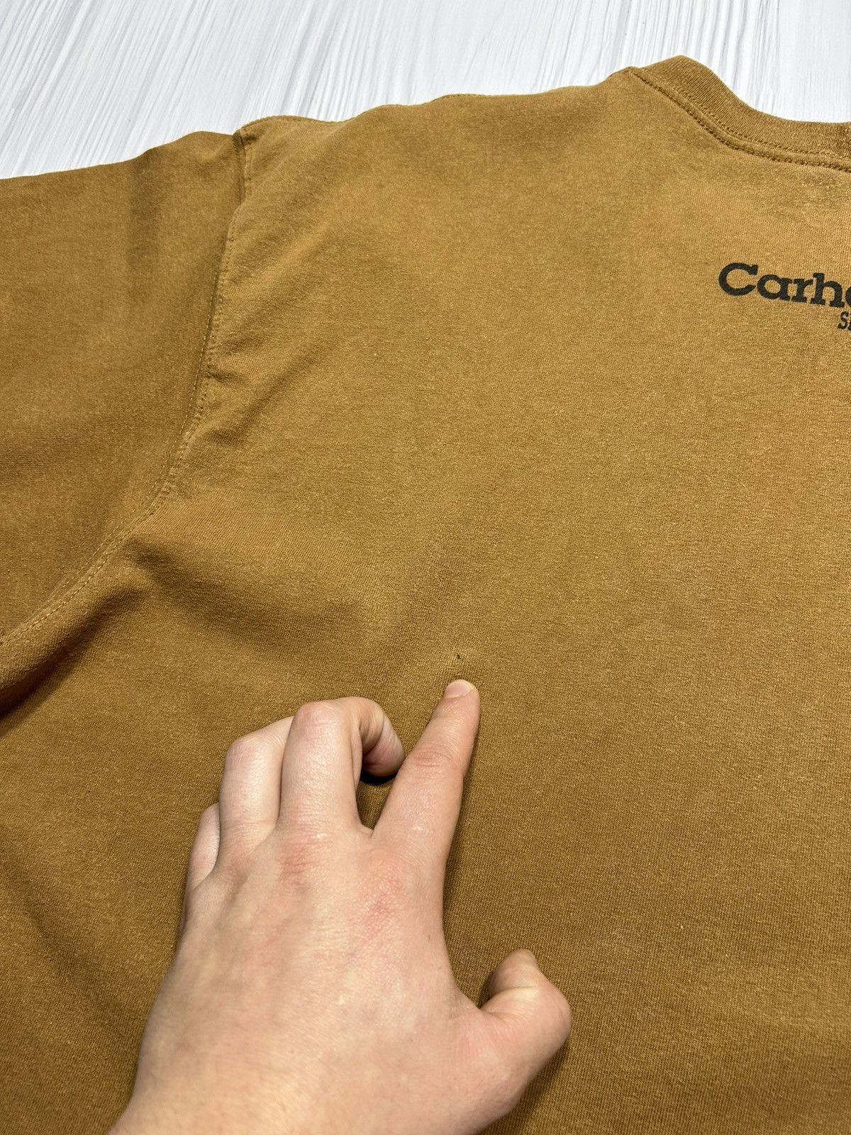 Carhartt Vintage Y2K Carhartt Hard Work 1889 T-Shirt Size US XL / EU 56 / 4 - 12 Thumbnail