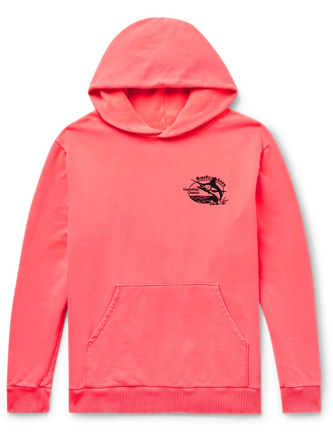 Pasadena Leisure Club Surfcasters Printed Cotton-jersey Hoodie In Orange Size US L / EU 52-54 / 3 - 1 Preview