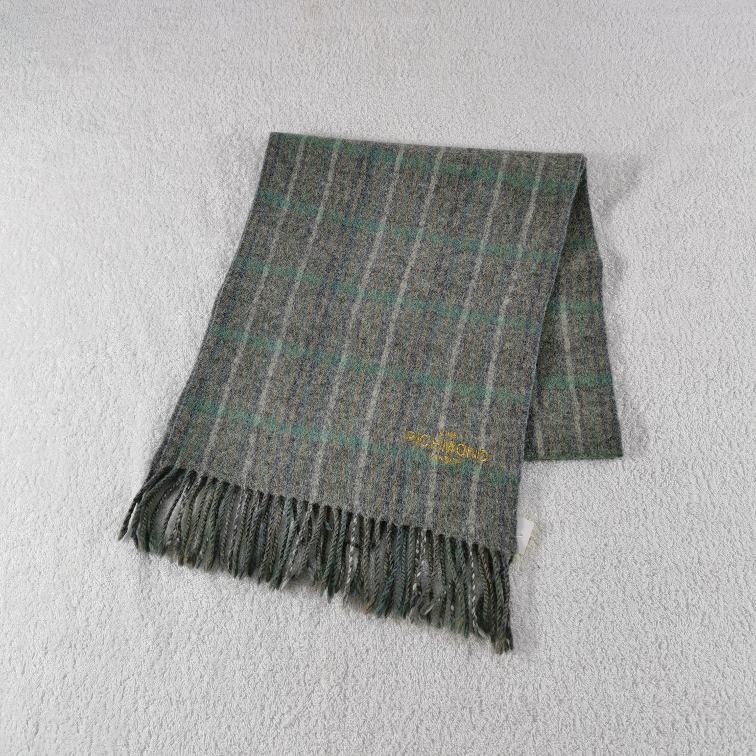 John Richmond Vintage John Richmond Scarf Wool Muffler Cashmere Scarves Size ONE SIZE - 3 Thumbnail