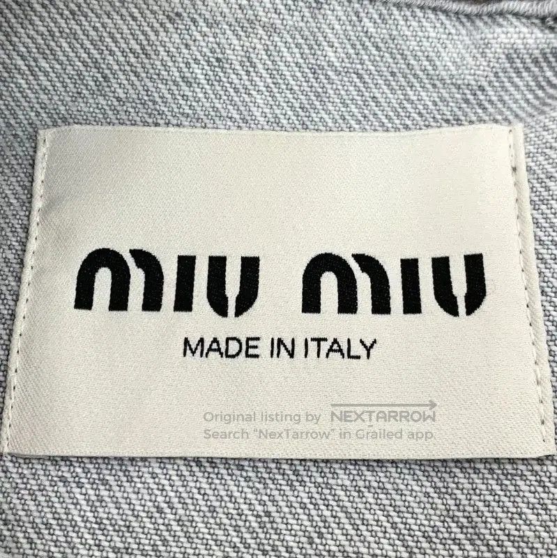Miu Miu Miu Miu Gray Cotton Women's Dress Size S . Size S / US 4 / IT 40 - 6 Thumbnail