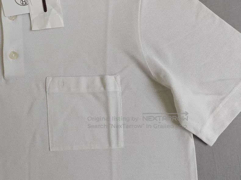 Hermes Hermes Men's Polo shirt, short-sleeve, with H monogram emb Size US L / EU 52-54 / 3 - 6 Thumbnail