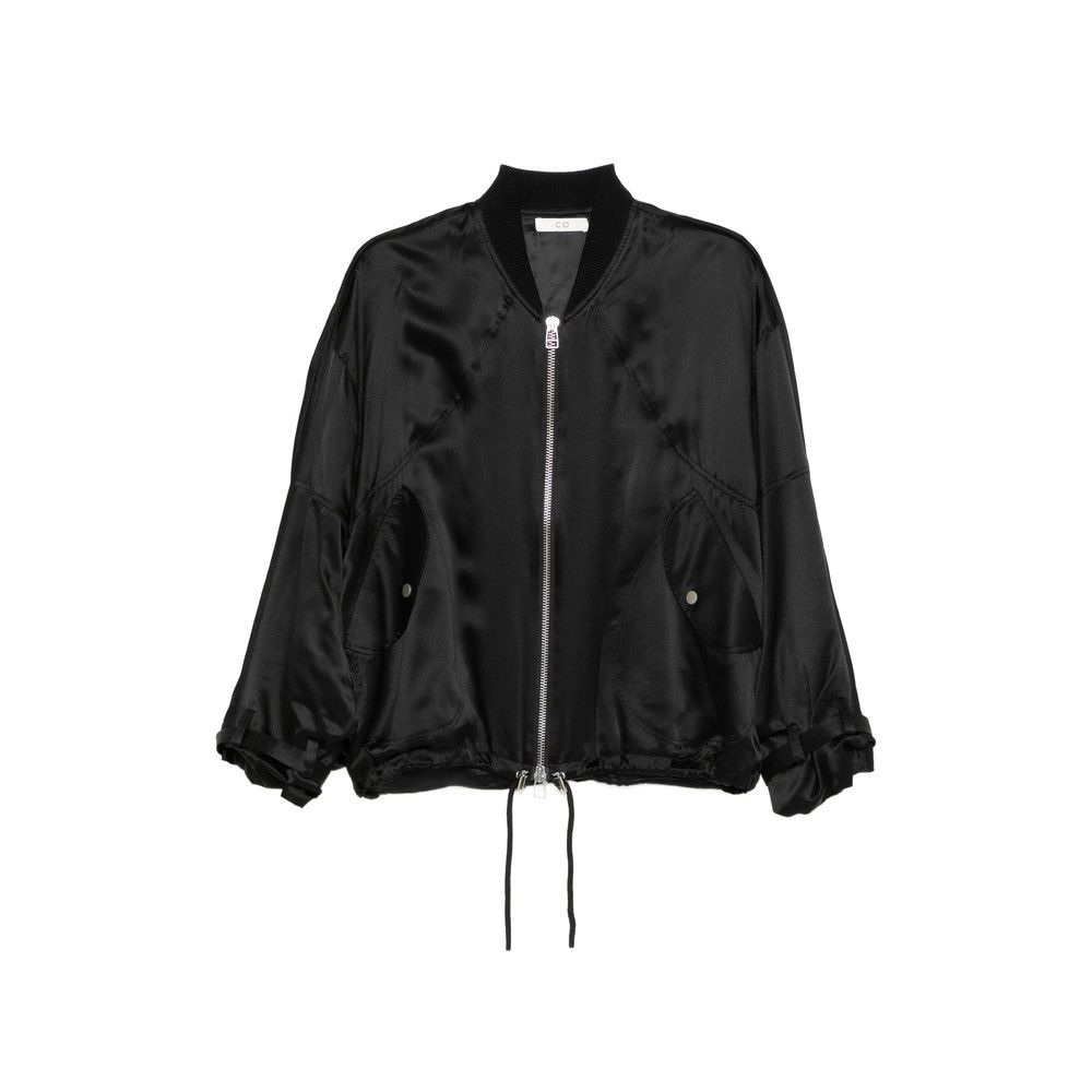 CO Co BLACK Jackets - Bomber Jackets Size S / US 4 / IT 40 - 1 Thumbnail